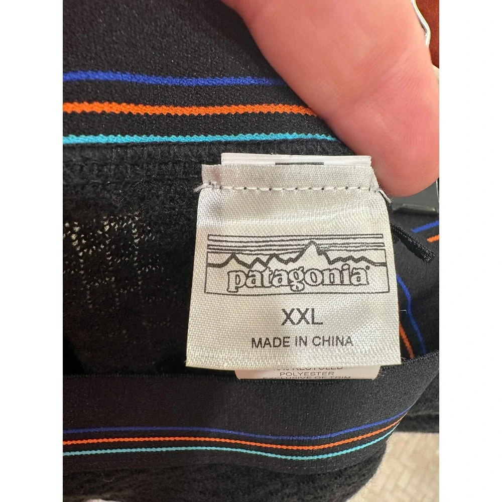 Patagonia Capilene Air Mens XXL Black Merino Wool Base Layer Leggings